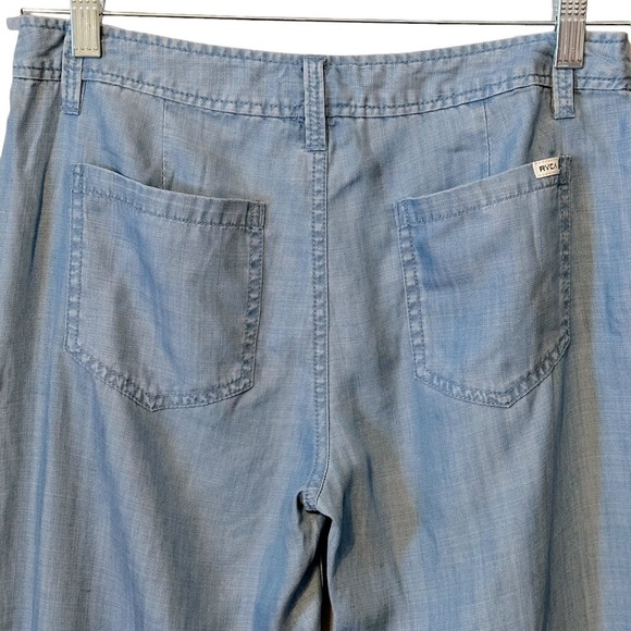RVCA Lowlanded Chambray Casual Trousers 27 NWT - Picture 6 of 12